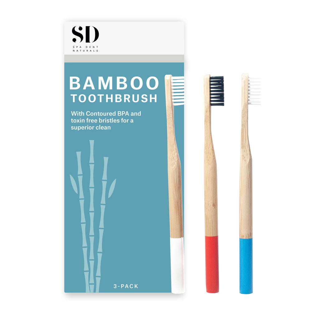 Natural Bamboo Toothbrush - 3pk