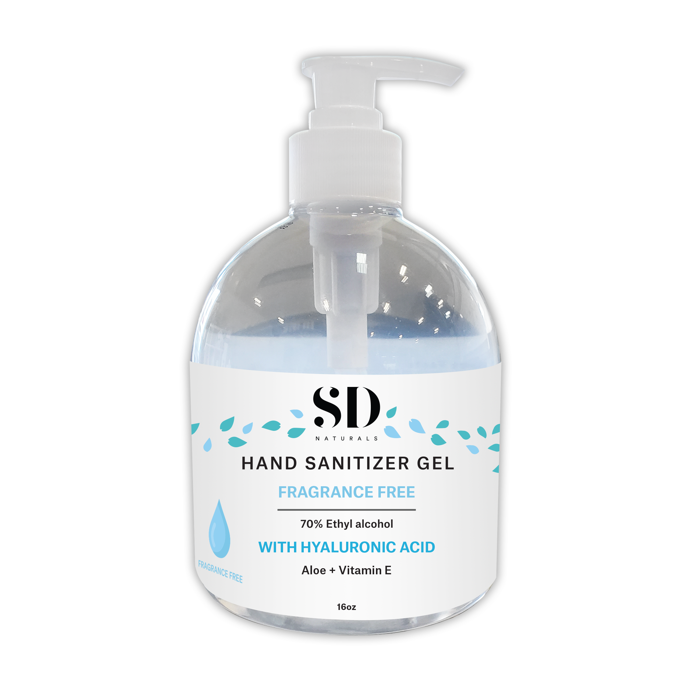 Unscented Hand Sanitizer - 16 oz | Spa Dent
